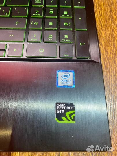 Игровой ноутбук hp pavilion gaming 15 core i7