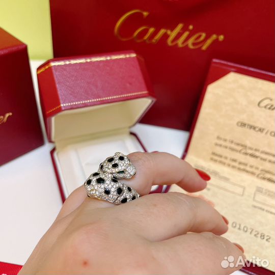 Cartier кольцо из золота 750 пробы