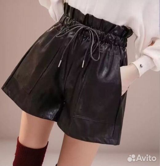 Кожаные шорты