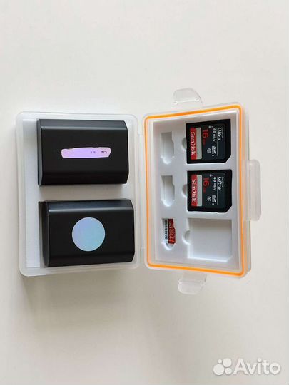 Бокс для батарей и карт памяти SD водонепроницаемы