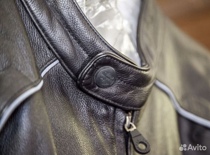 Мотокуртка кожаная мужская 54-56 размер