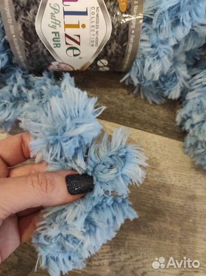 Пряжа alize puffy fur