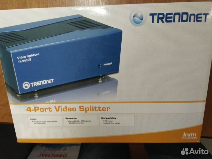 Разветвители видеосигнала на 4 монитора