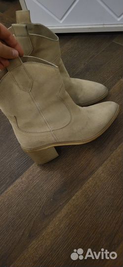 Казаки замшевые 37