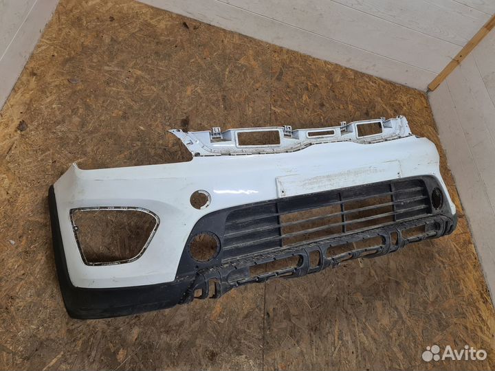 Kia rio x-line бампер передний неоригинал