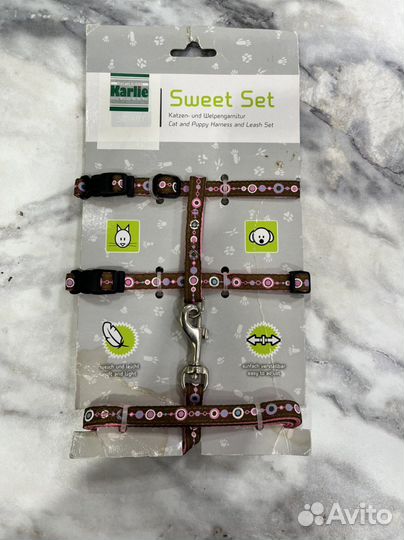 Поводок шлейка для кошек и собак