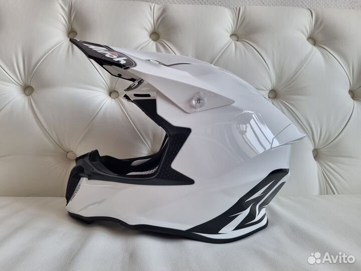 Новый Кроссовый шлем Airoh Twist 2.0 White