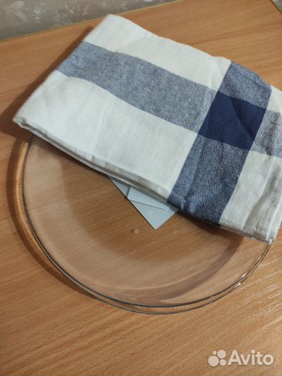 Набором полотенце для кухни+ 2 тарелки Икеа