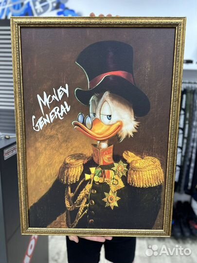 Картина на холсте с багетом