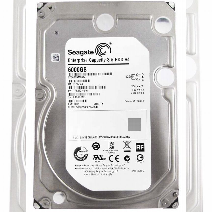 [ST6000NM0014] Жесткий Диск Seagate 6tb Sas 3,5" St6000nm0014