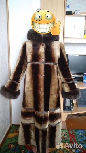 Шуба с капюшоном