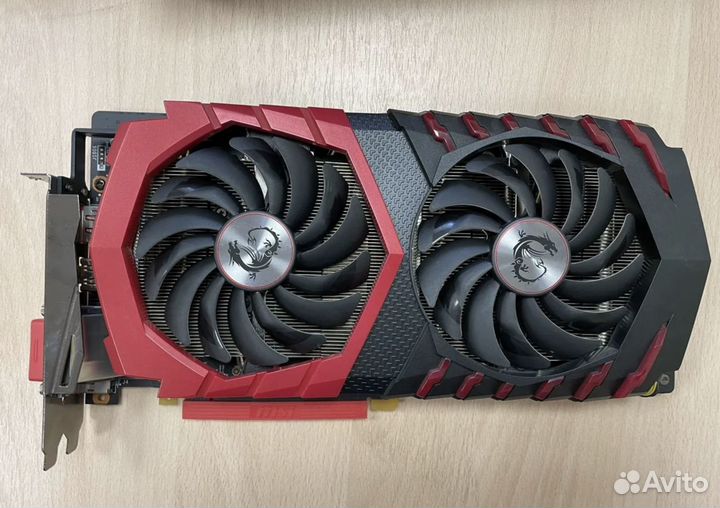Видеокарта MSI gaming X GTX 1060 6GB