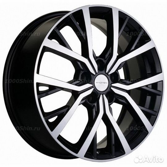Диск 7*18 5*114,3 ET45 67,1 Khomen Wheels KHW1806 Black-FP (CX-5/3)