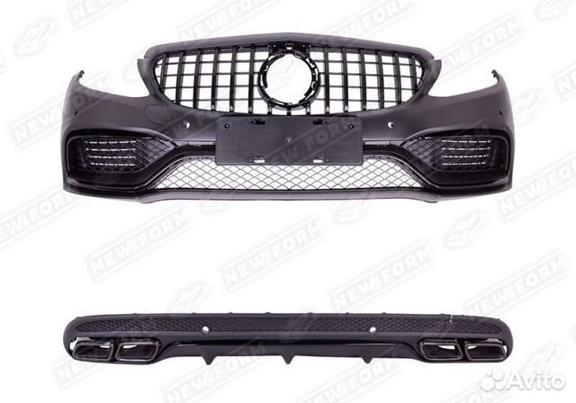 Обвес 63 AMG Mercedes C-class W205 рестайлинг