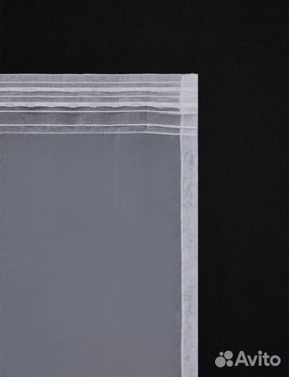 Тюль вуаль белый