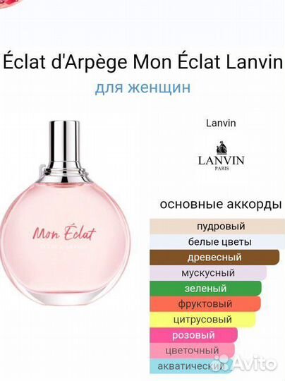 Духи женские Мой Эклат