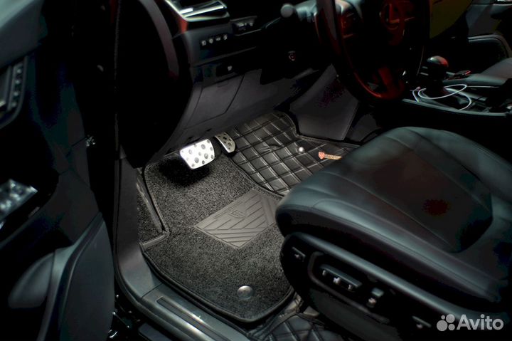 3Д коврики из экокожи Lexus