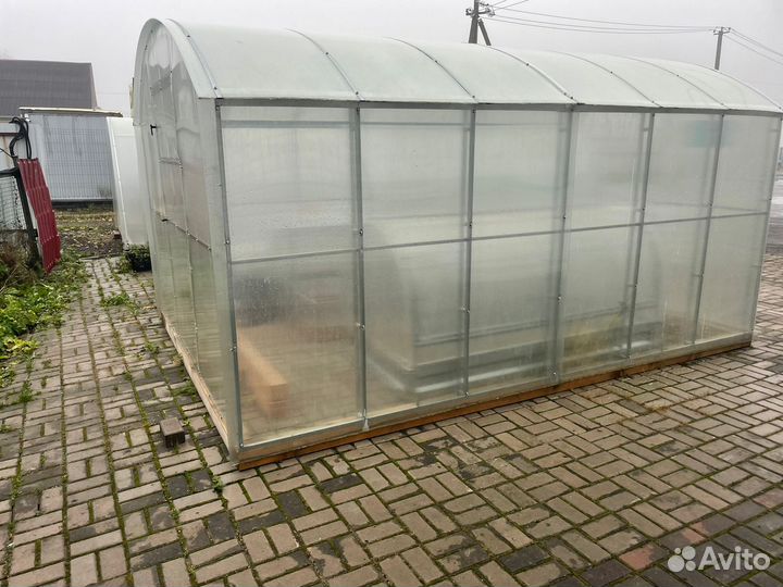 Теплица 3 на 4 метров с поликарбонатом 4мм