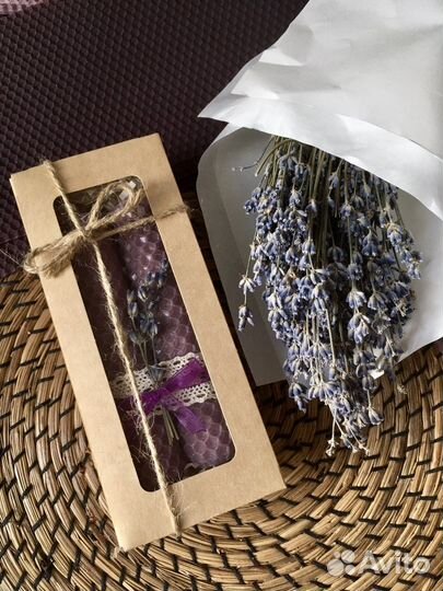 Набор свечей из вощины