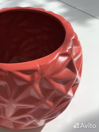 Кашпо для цветов круглое