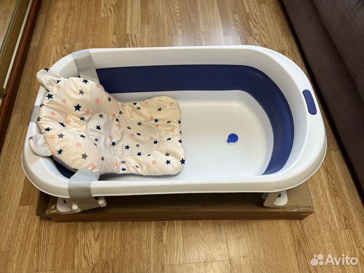 Ванночка для купания новорожденных складная