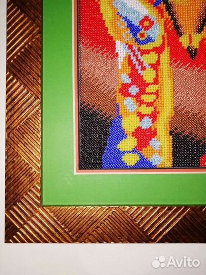 Картина вышитая чешским бисером