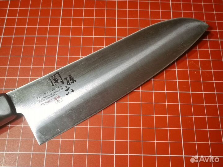 Японский кухонный нож Сантоку 170 мм KAI