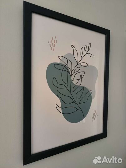 Рамка Икея с репродукцией 4 шт