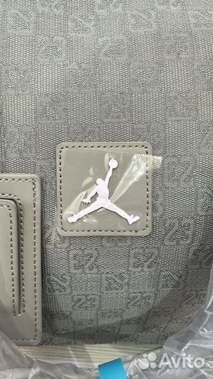 Jordan monogram duffle bag grey