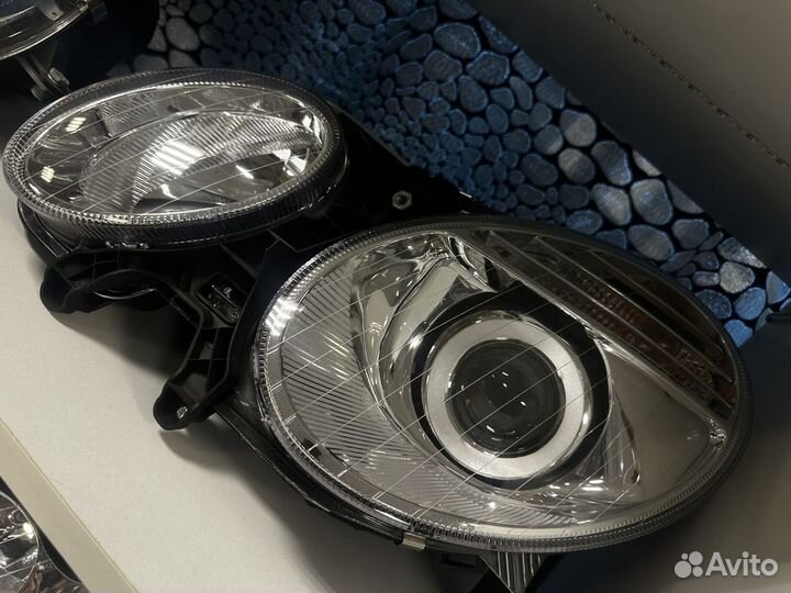 Mercedes benz w211 передние фары рестайлинг