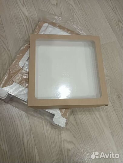 Крафт коробка 26*26*4