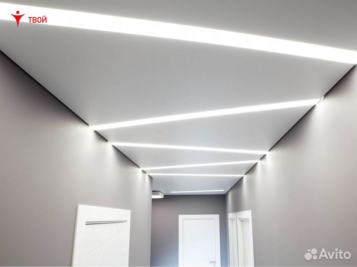 Натяжные потолки под ключ