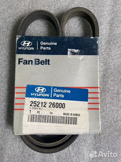 В продаже ремень генератора Hyundai Accent 16кл