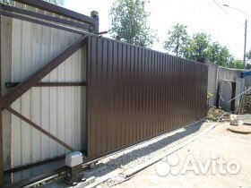 Изготовление,установка и ремонт откатных ворот