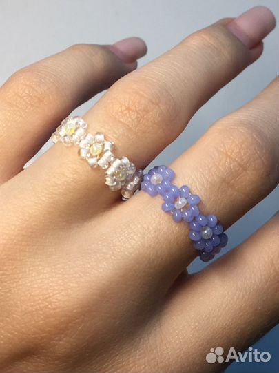Кольцо из бисера