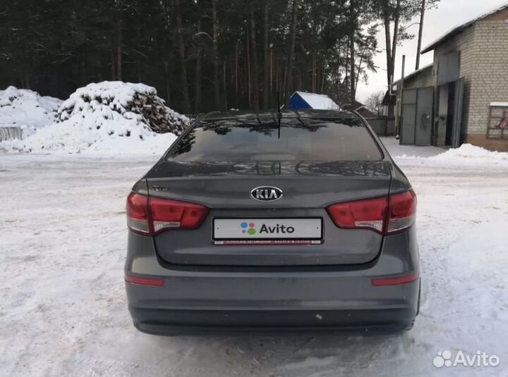 Kia Rio 1.6 МТ, 2016, 127 000 км