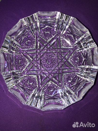 Пепельница хрусталь СССР