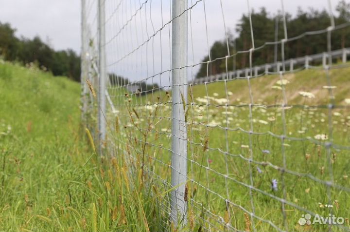 Сетка для ограждений, шарнирная 50метров