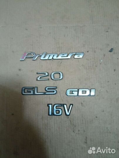 Nissan Primera p11 надпись