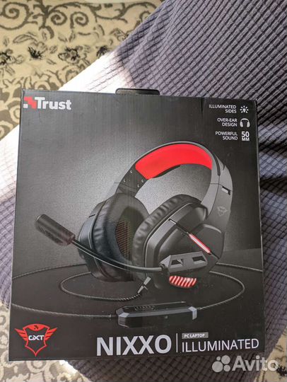 Игровые наушникиTrust GXT 448 Nixxo, клавиатура