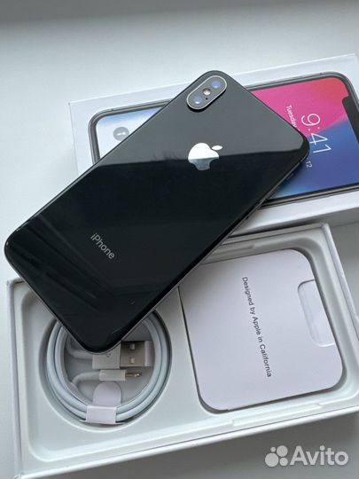 iPhone X 64gb Black / nano sim / Новый АКБ