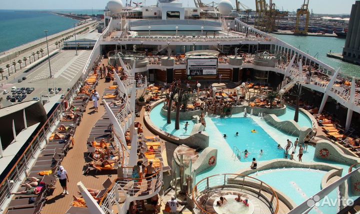 Поездка круизы морские по Средиземноморью 7 ночей