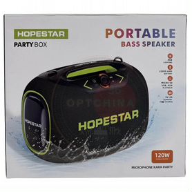 Колонка Hopestar party box Черный опт