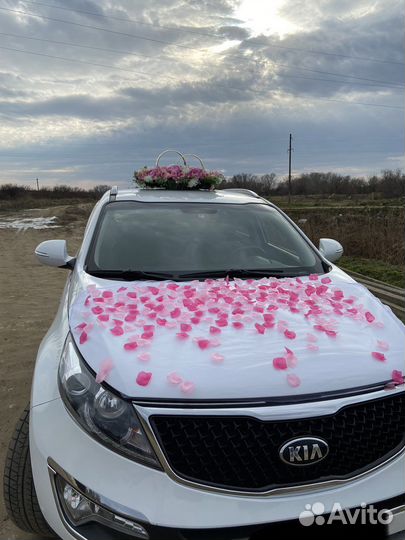 Свадебные украшения на машину