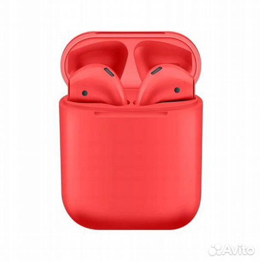 Беспроводные наушники TWS i12 (Red)