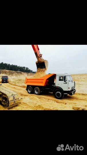 Песок, щебень, торфосмесь.чернозем 7'7