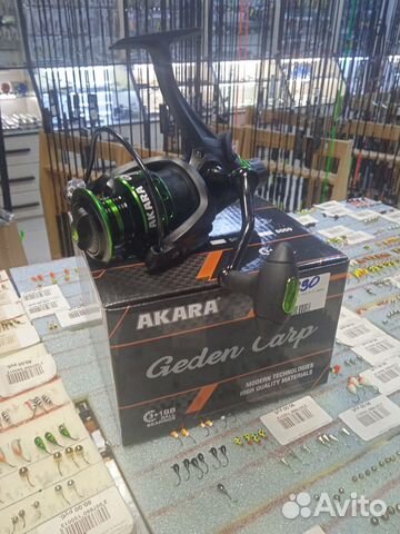 Катушка с байтранером akara geden carp
