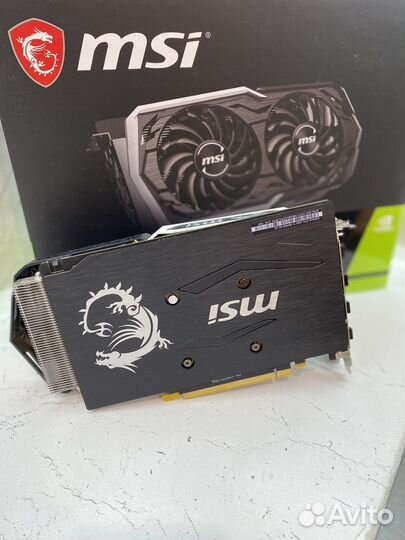 Видеокарта MSI Armor GTX 1660 ti 6gb