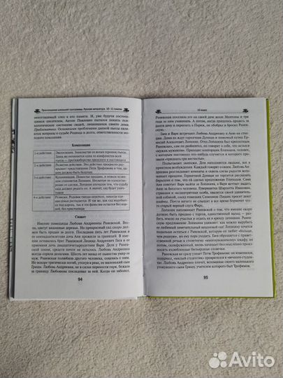 Литература 10-11 класс пересказ