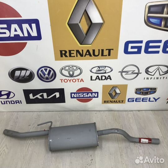 Глушитель задняя часть банка Renault symbol
